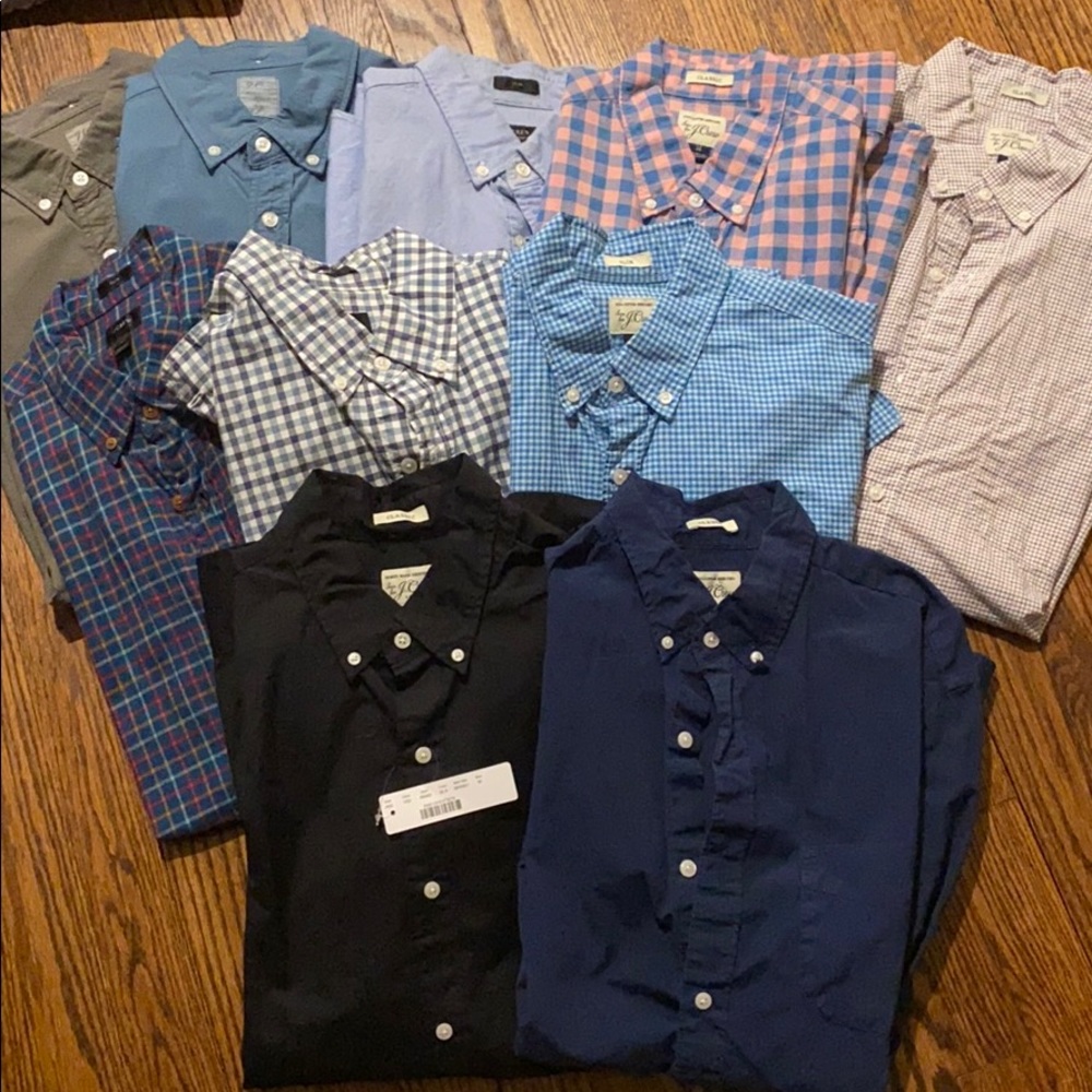 J Crew Button downs- 11 size M